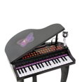 thumbnail image 4 of Qaba Mini Black Electronic Musical Piano, 4 of 5