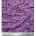 thumbnail image 1 of Soimoi Tissu en Coton Duck Tissu Imprimé Feuilles 1 Yard 42 Pouces de Large, 1 of 3