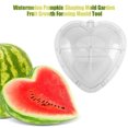 thumbnail image 3 of Moule de Modelage Melon D\'eau Carré Créatif en Plastique en Forme de Cœur Transparent pour Fruits, 3 of 7