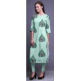 thumbnail image 2 of Bimba Kurti Imprimée à Manches 3/4 Tenue d'Été Kurta Tunique Droite pour Femmes, 2 of 6