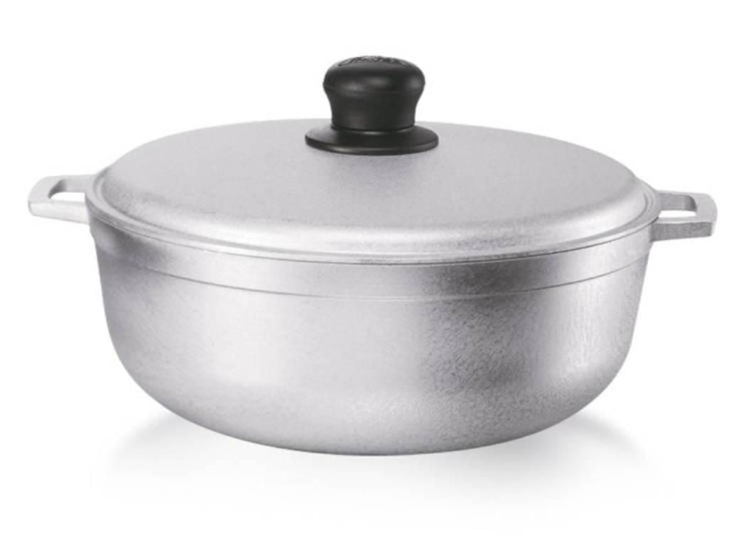 Imusa 26CM Cast Aluminum Natural Caldero