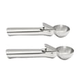 thumbnail image 2 of Stainless Steel Ice Cream Spoon Scooper | Multi-Function Fruit Scoop | Home Kitchen Restaurant Dessert Utensil for Scooping Gelato, Melon Balls, and Soft Serve, 2 of 9