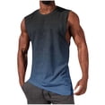 thumbnail image 2 of NTACZA Athletic Tank Tops Men Sleeveless Basic Shirt Crew Neck Sports Gradient Mens T Shirts M, 2 of 5