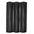 thumbnail image 3 of Baguette Pan, Stainless Steel Easy To Clean Easy To Release Perforated Design Black French Bread Pan 3 Slots  For Home For French Bread, 3 of 8