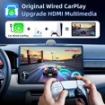 thumbnail image 3 of CarlinKit CarPlay Adapter - HDMI Input Adapter for Cars with Wired Apple CarPlay Support YouTube/Netflix/Steaming Stick/PS5/Nintendo Switch Input 1080P Video Audio Converter, 3 of 5