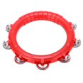 thumbnail image 1 of Single Row Hand Bell, Long Servic E Life  Edge Single Row Handheld Bell Facilitate Parent Child Interaction Educational Significance  For Home For Indoor Red, 1 of 8