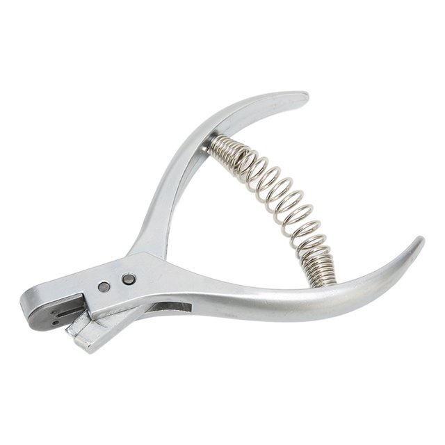 Watchband Punching , Anti Slip Corrosion Resistance Leather Hole Punch Steel Sturdy Structure Portable For Watch Straps For Book For Ticket Stubs