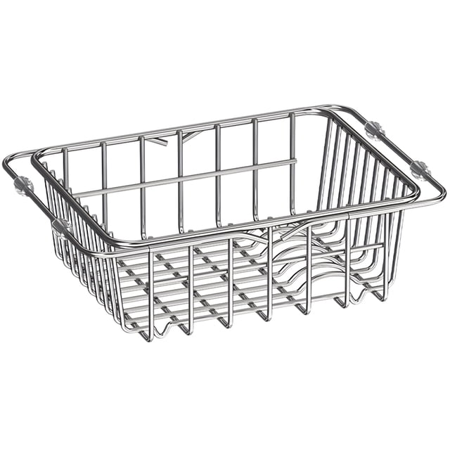Dish Drainer Rack Expandable Dish Drying Rack Utensil Drying Holder Stainless Steel Sink Drying Rack