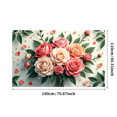 thumbnail image 1 of Floral Backdrop Banner Daisies Decoration for Wedding Party Supplies Event Background Photography Spring Summer Decor Celebration, 1 of 4