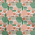 thumbnail image 1 of oneOone Velvet Orange Fabric Beach Fabric For Sewing Printed Craft Fabric By The Yard 58 Inch Wide, 1 of 4