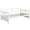 white, variant on Gymax Twin Size Wooden Slats Daybed Bed Sofa Support Platform Sturdy W/Rails Cherry