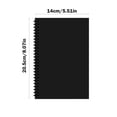 thumbnail image 3 of Chmadoxn Home Office Furniture A5 Kraft Paper Notebook Student Ordinary Exercise Book Environmentally Friendly Kraft Paper Horizontal Line Notebook note book, 3 of 6