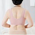thumbnail image 4 of Clearance Sale 2025 Intimates Women's Adjustable Sports Front Closure Extra-Elastic Breathable Lace Trim Bra, 4 of 9