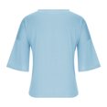 thumbnail image 4 of Birdeem Blouses à Manches Courtes Col en V Mode Décontractée pour Femmes, 4 of 8