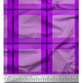 thumbnail image 1 of Soimoi Modal Satin Fabric Check Check Print Sewing Fabric Yard 42 Inch Wide, 1 of 5