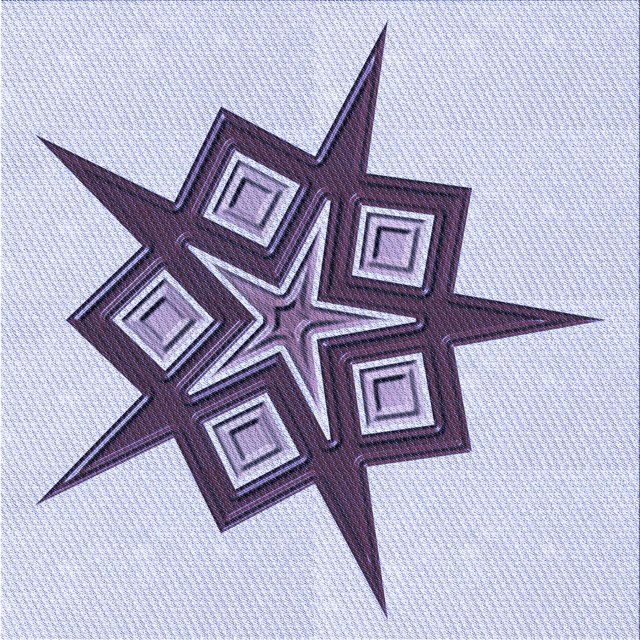 Ahgly Company Tapis d'Intérieur Lavable à la Machine, Carré, Transitionnel, Bleu Lavande, Tapis de Zone, 8 Pieds Carré