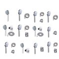 thumbnail image 3 of Shower Head Plastic Detachable Multi-modes Adjustable Anti-rust Removable 5 Electroplate Replacing High Pressure Sprayer Sprinkler Type12, 3 of 9