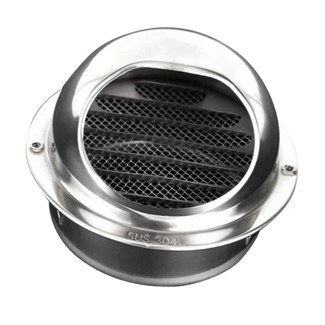 Abbracc Round External Vent Grille Wall Ventilation Extractor Cover Outlet Grill15cm