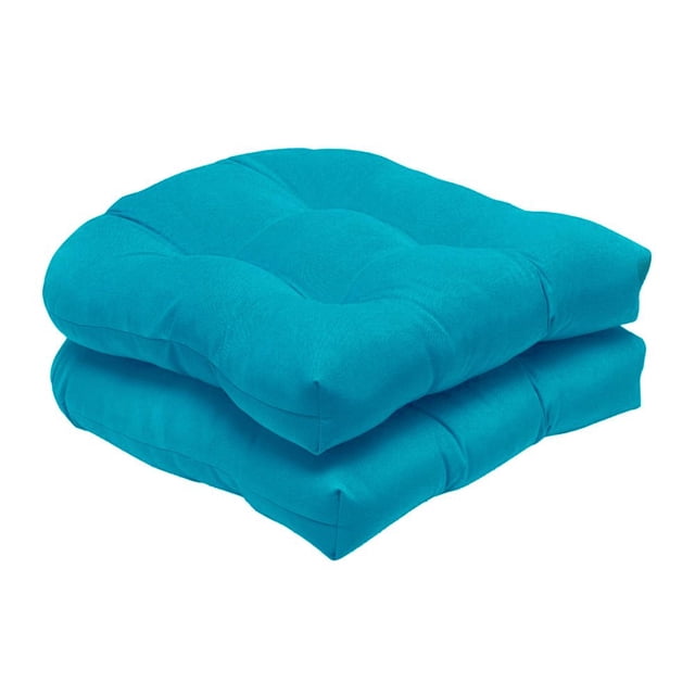 POINTERTECK Outdoor/Indoor Tufted Seat Cushions 19” x 19” 2 Pack -