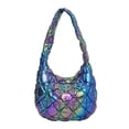 thumbnail image 1 of Women Commute Bag Colorful Quilted Designer Lady Handbags Fashion Hobo Hand Bags, 1 of 9