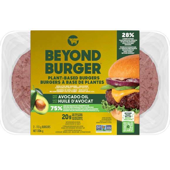 Beyond Meat Plant-Based Burger with Avocado Oil, 226 g