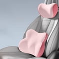 thumbnail image 2 of Pink Multi-Scenario Automotive Support Pillow Set With Quick Installation System For Office Chairs Home Couches Travel Seats #gB2FE, 2 of 6