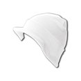 thumbnail image 1 of Cuff Beanie Visor Skull Cap Hat Beanie - White, 1 of 1