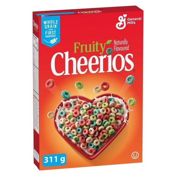 Fruity Cheerios Breakfast Cereal, Whole Grains, 311 g