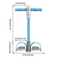 thumbnail image 4 of Sentmoon Workout Bands Resistance Bands Multifunctional Pedal Puller Resistance Rope Tension Rope Elastic Yoga Pedal Puller Resistance Pedal Exerciser Pedal Pulling Resistance Rope, 4 of 4
