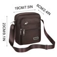 thumbnail image 3 of Vaidha Six Layer Zipper Single Shoulder Messenger Bag Business Bag Wallet, 3 of 4