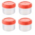 thumbnail image 1 of Seasoning Box Set 4-Pack Food-Grade PP Portable Kitchen Condiment Container with Sealing Lid for Home Barbecue Camping, 1 of 1