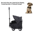 thumbnail image 3 of Animal de Compagnie, Entrée Sans Fermeture Éclair Pneus Sans Air Équipement pour Animaux de Compagnie Jogger Sans Fermeture Éclair avec Housse Résistante aux Intempéries, Chariot de Promenade à 4 Roues pour Petits Chiens Chats, Chariot Léger, 3 of 7