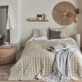 thumbnail image 1 of Bouclair Beige Quin Collection - Ensemble Couvre-Lit 3 Pcs Grand Lit, 1 of 9