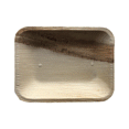 thumbnail image 2 of Sushi n' Dessert Plate|Bio Mart Areca Palm Leaf Plate|100% Natural Eco-friendly Re-usable Backyard Compostable Disposable Biodegradable|Produce Fruit, Chocolate, Vegetable Plate|Pack of 10, 25 or 100, 2 of 7