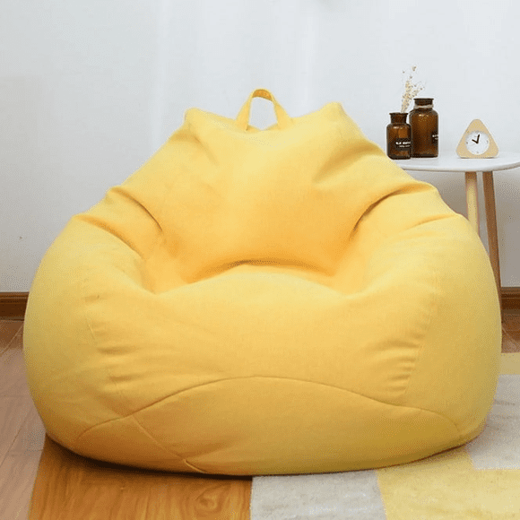 Refurbished SOFT Bean Bag Sofas Chair, 3 Ft, Multicolor