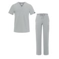 thumbnail image 1 of Adar Addition Go-Basic Scrub Set for Men - Classic V-Neck Scrub Top & Cargo Scrub Pants - A9300 - Silver Gray - XXS, 1 of 7