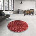 thumbnail image 4 of Ahgly Company Tapis d'Intérieur Lavables en Machine Rectangle Transitionnel Rouge Canneberge, 2' x 4', 4 of 7