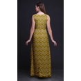thumbnail image 3 of Bimba Ikat Robe Longue Débardeur pour Femmes Maxi Col Rond Imprimée Robe de Soirée - X-Grand, 3 of 6