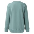 thumbnail image 5 of Aboser Chandail pour Femmes à Manches Longues, Col Ras du Cou, Chandails Confortables et Décontractés, Hauts à Enfiler, Tunique Légère Surdimensionnée, Blouse Surdimensionnée, Chandails Sans Poche, 5 of 5