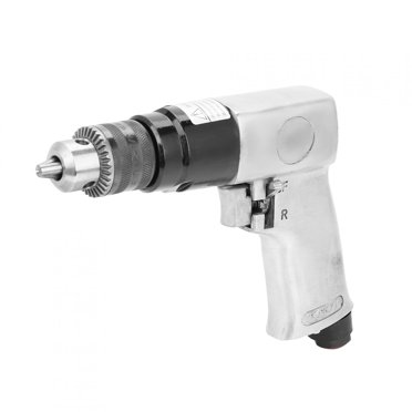 Pneumatic Drill, High Speed Pneumatic Drill Reversible Rotation Air Drill Tool for Hole Drilling 3/8" 1700rpm, Drills