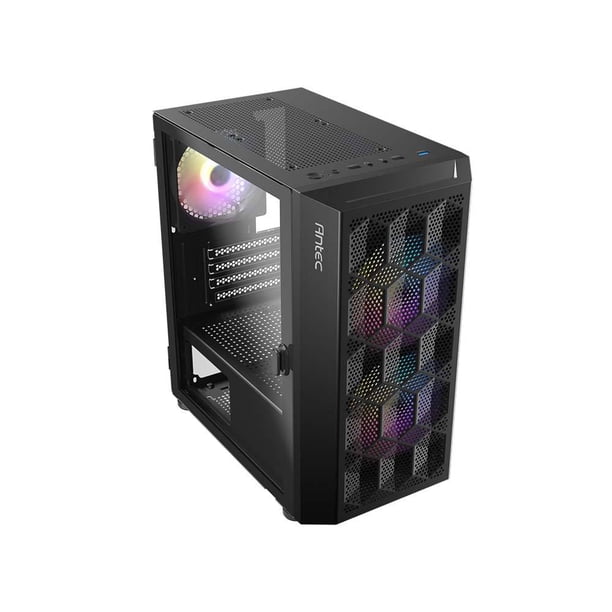 Antec Gaming Case NX200M RGB, mATX, ITX, Pre-Installed RGB Fans
