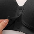 thumbnail image 4 of VEKDONE Woman's Lace Fashion Thin Style Ventilate Front Buckle Bra Without Steel Rim Black 42/95BC, 4 of 5