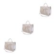 thumbnail image 2 of Youkk Sac de Collège Sac de Voyage Restez Organisé et à la Mode en Déplacement Sangle Réglable beige 3ensemble, 2 of 6