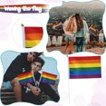 thumbnail image 2 of Decorative Flags, Rainbow Flag Polyester Flag, Support Gay Hand Waving Flag, Flags_ Banners & Accessories, 2 of 6