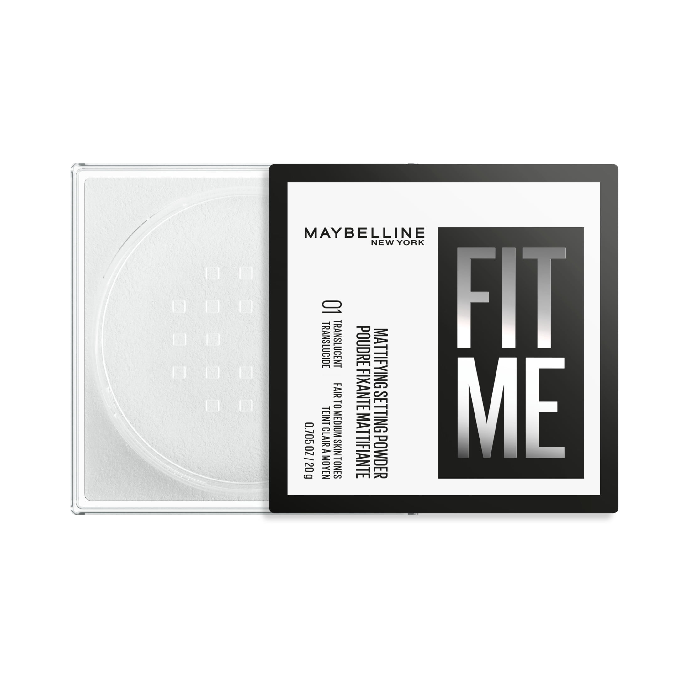 Maybelline New York Fit Me Loose Powder, 16H Shine Control, Translucent
