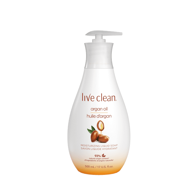 Live Clean Savon Liquide pour les Mains à l'Huile d'Argan