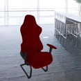 thumbnail image 3 of Wweixi Gaming Chair Cover Soft for Rotating Chair Reclining Racing Gaming Chair dark coffee wine red, 3 of 6