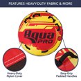 thumbnail image 2 of AquaPro Nylon Robuste de Style Pont, Remorquable, pour 1 Personne, Cavalier, Jaune et Rouge, 2 of 5