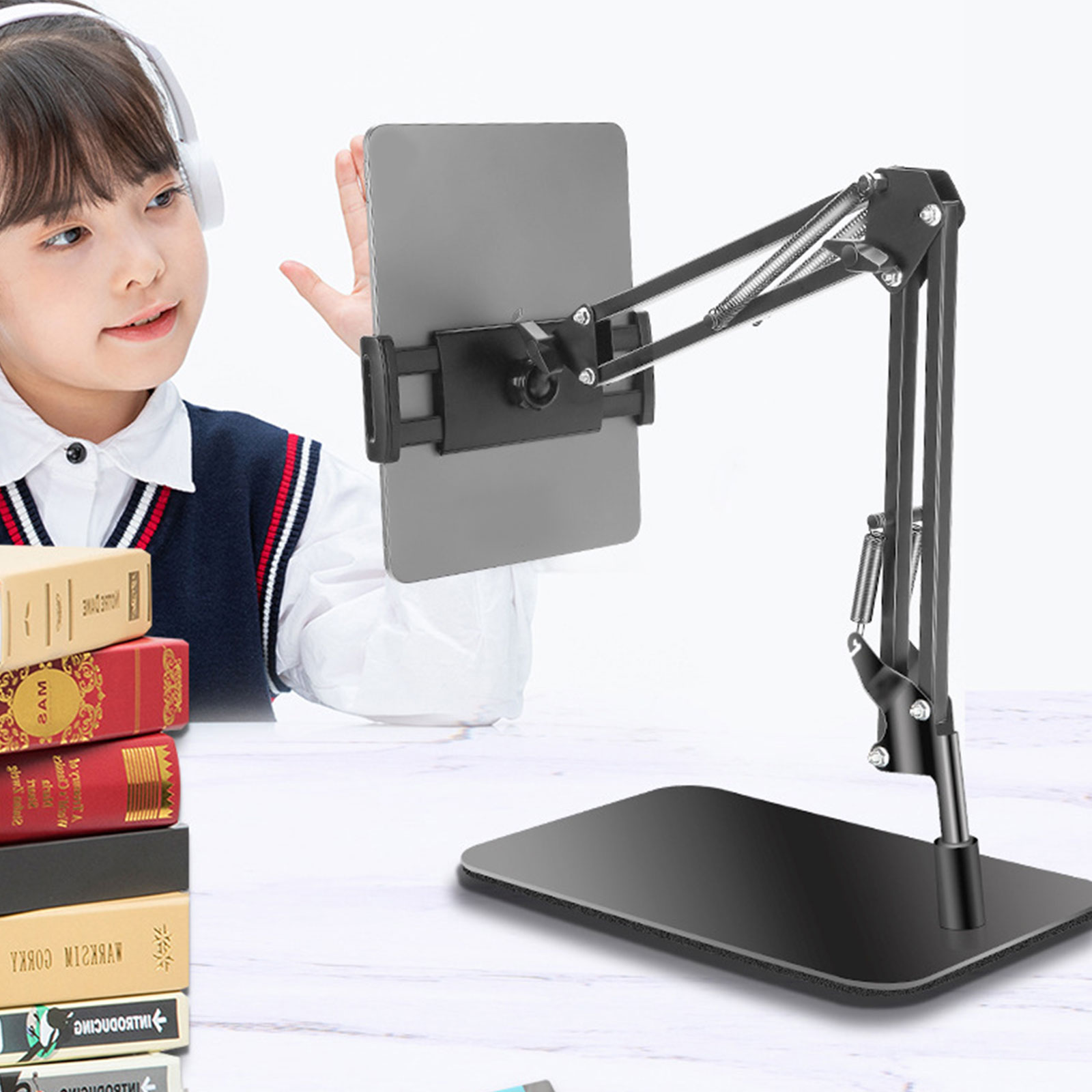 WRISTBIQUE Desktop Phone Holder for Desk Flexible Mobile Phone Stand 1Set