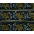 thumbnail image 4 of oneOone Polyester Lycra Fabric Stripe|Leaves & Hen Block Print Fabric BTY 56 Inch Wide, 4 of 4